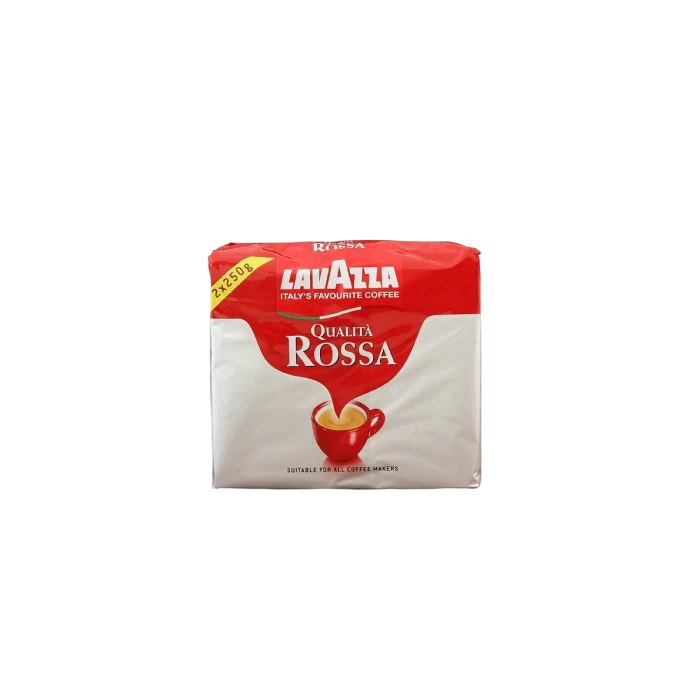 Lavazza Qualita Rossa Gemalen Koffie 500 G. 3 Lavazza Qualita Rossa Gemalen Koffie 500 G.